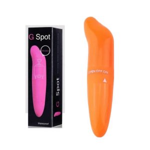 Mini Vibrador Delfín Clítoris Y Punto G Naranjo