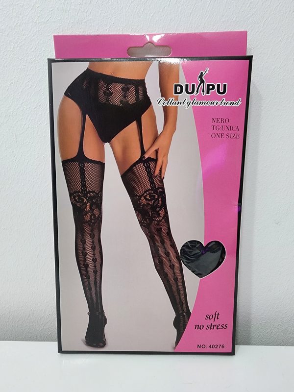 Panty En Diseño Tipo Portaligas De Una Pieza COD40276