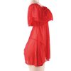 Babydoll Strapless Rojo XXXL COD572P