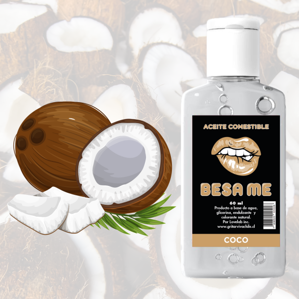 Aceite Comestible Y Lubricante Sabor Coco