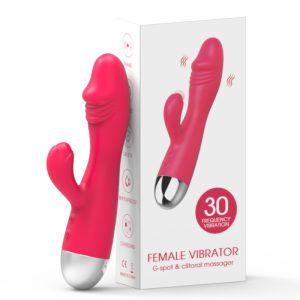 Vibrador Dual Con Masajeador Clitorial