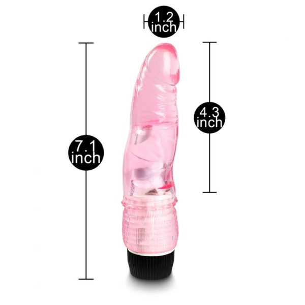 Vibrador Semi Curvo Regulable Rosado COD225