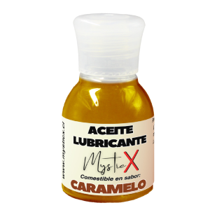 Aceite Lubricante Comestible Mystic X Caramelo 30 ml.