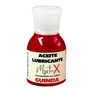 Aceite Lubricante Comestible Mystic X Guinda 30 ml.