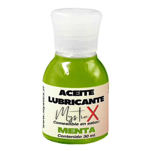 Aceite Lubricante Comestible Mystic X Menta 30 ml